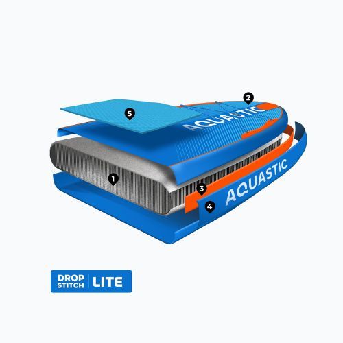 Board SUP AQUASTIC Perth 10'8" Allround blau