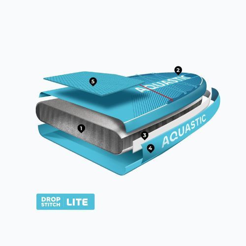 Board SUP AQUASTIC Perth Pro 11'2" Allround grün