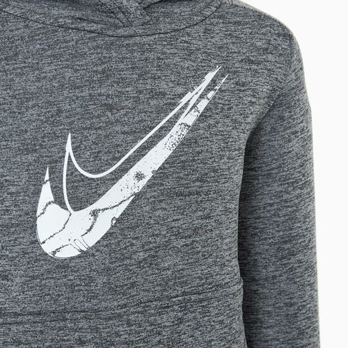 Hoodie Sweatshirt Kinder Nike Multi Stain Repel Therma-FIT black/ light smoke grey/ heather/ white