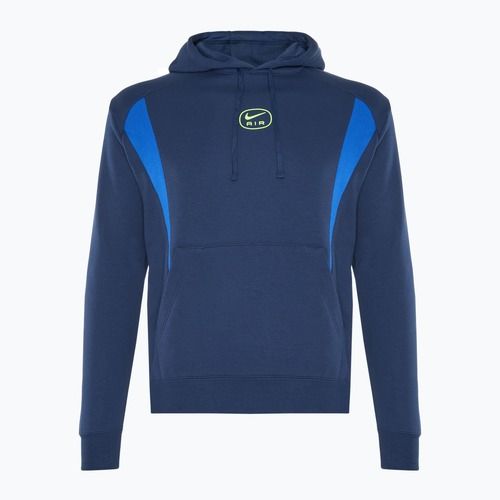 Hoodie Sweatshirt Herren Nike Sportswear Air midnight navy/ game royal/ volt