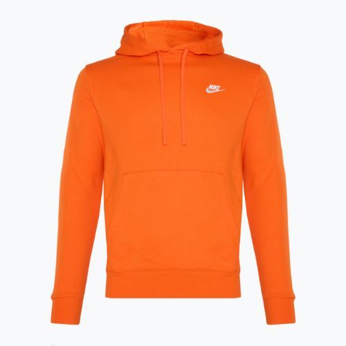 Hoodie Sweatshirt Herren Nike Sportswear Club Fleece Hoodie safety orange/ safety orange/ white