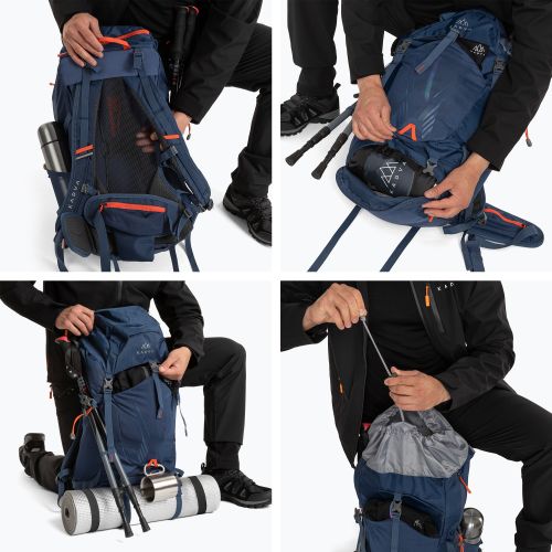 Trekking-Rucksack KADVA Sendero 35 l stahlblau