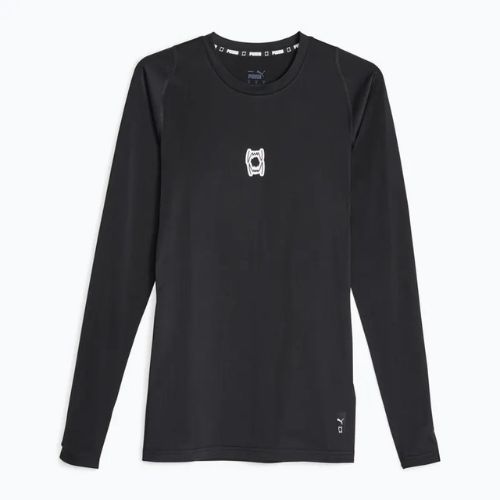 Basketball Longsleeve Herren PUMA Hoops Team Top Baselayer puma black