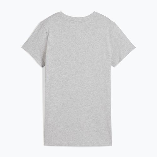 Shirt Damen PUMA ESS No. 1 Logo Tee Light Gray Heather