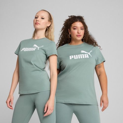 Shirt Damen PUMA ESS No. 1 Logo Tee green moon