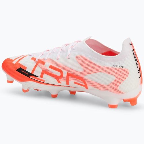 Fußballschuhe Herren PUMA Ultra 5 Pro FG/AG puma white/puma black/glowing red