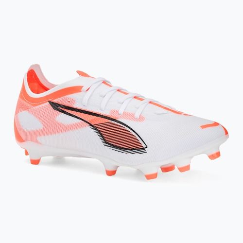 Fußballschuhe Herren PUMA Ultra 5 Match FG/AG puma white/puma black/glowing red