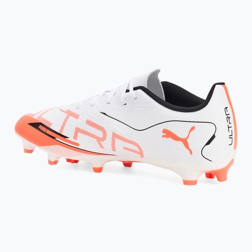 Fußballschuhe PUMA Ultra 5 Play FG/AG puma white/puma black/glowing red