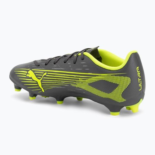 Fußballschuhe PUMA Ultra 5 Play FG/AG matte aged silver/yellow alert/puma aged silver