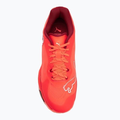 PUMA Vantage Nitro Handballschuhe leuchtend rot / puma weiß / dunkelkarminrot / puma schwarz