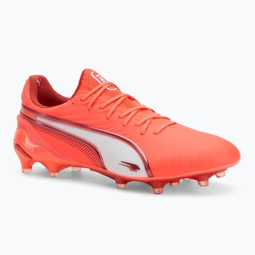 Fußballschuhe Herren PUMA King Ultimate FG/AG glowing red/puma white/red fire
