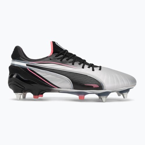 Fußballschuhe Herren PUMA King Ultimate MxSG puma silver/puma black/sun struck/puma white