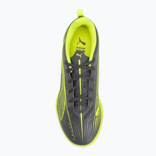 Fußballschuhe Kinder PUMA Ultra 5 Play TT Jr matte aged silver/yellow alert/puma aged silver