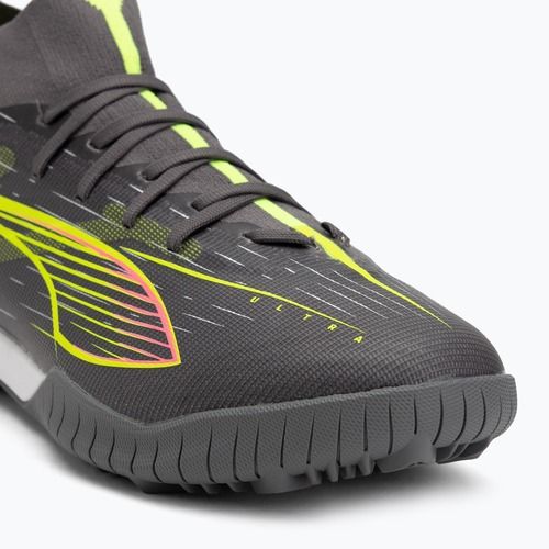 Fußballschuhe PUMA Ultra 5 Match+ TT matte aged silver/yellow alert/puma aged silver