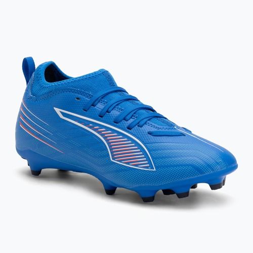PUMA Ultra 6 Match FG/AG Jr Kinder-Fußballschuhe ultra blau/puma weiß/glühend rot