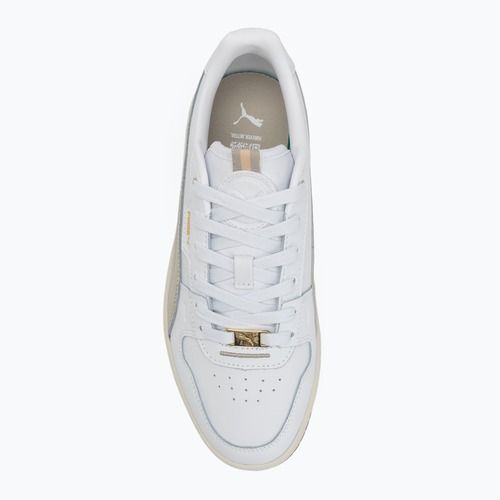 Schuhe Damen PUMA Carina Street Lux puma white/desert dust/puma gold