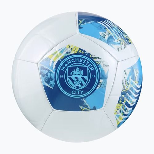 PUMA MCFC ftblNRGY blazing blue/bright aqua Größe 5 Fußball