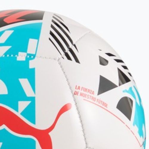 PUMA Orbit Laliga 1 Mini Fußball weiß/multicolor Größe 1
