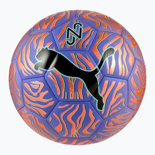 PUMA Neymar Jr. Fußball. Grafik orange mohn/puma schwarz Größe 5