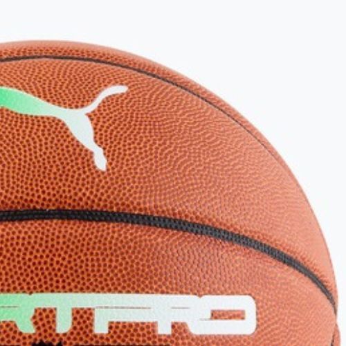 PUMA teamJAWS Court Pro Basketball Leder braun/dunkel Schatten Größe 7