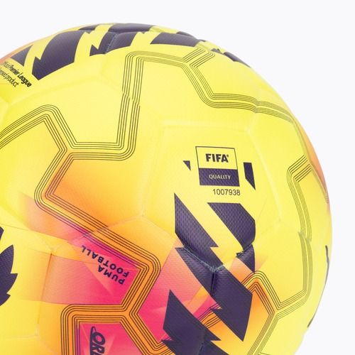 PUMA Orbita Match PL Lights FIFA Qualität fluo gelb/multicolour Fußball Größe 5