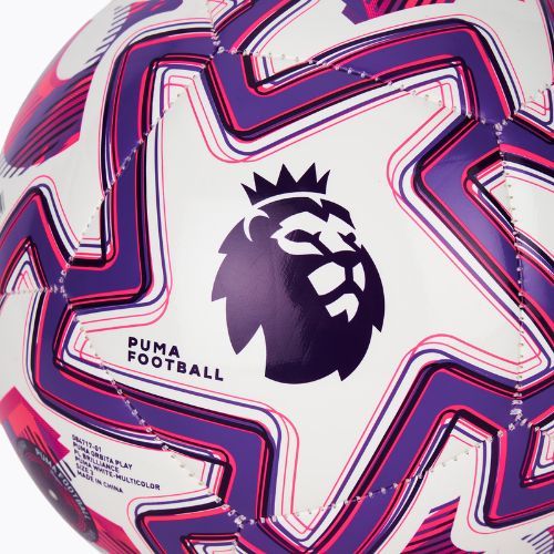 PUMA Orbita Play PL Brilliance Fußball puma weiß/multicolor Größe 3