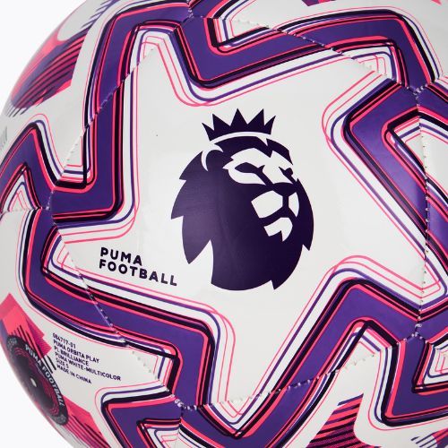 PUMA Orbita Play PL Brilliance Fußball puma weiß/multicolor Größe 5