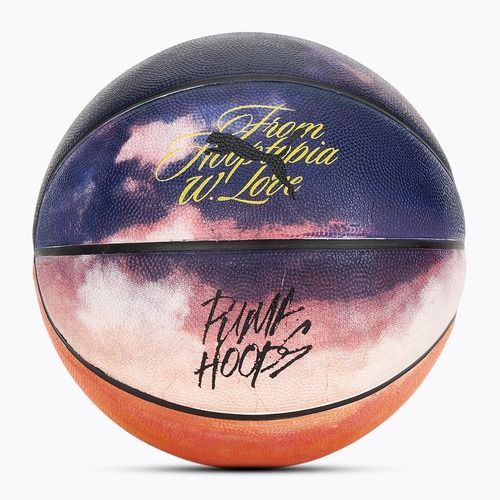 PUMA Hooptopia Sunset Basketball Flamme Orange/Puma Schwarz/Multicolor Größe 7