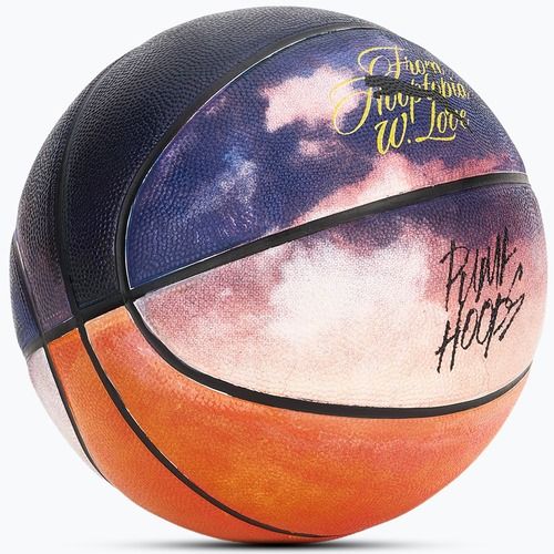 PUMA Hooptopia Sunset Basketball Flamme Orange/Puma Schwarz/Multicolor Größe 7