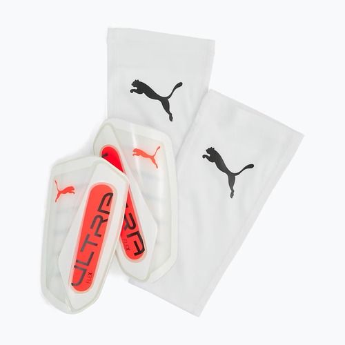 Schienbeinschoner PUMA Ultra Flex Sleeve puma white/glowing red