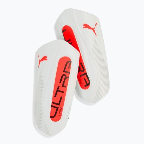 Schienbeinschoner PUMA Ultra Light Strap puma white/glowing red