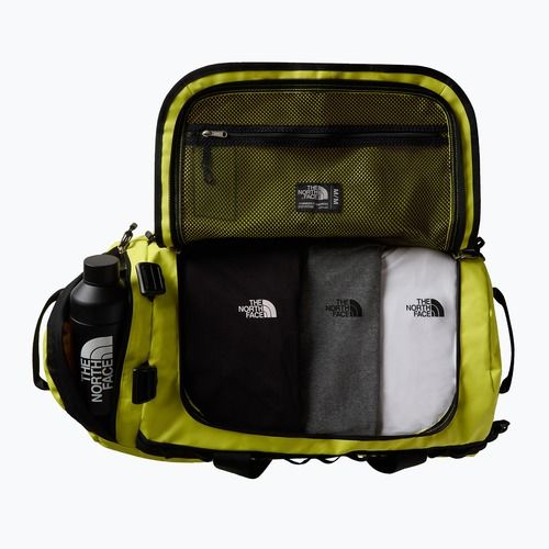 Reisetasche The North Face Base Camp Duffel M 71 l sulphur spring green/tnf black