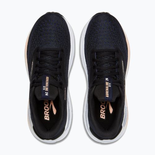 Laufschuhe Damen Brooks Adrenaline GTS 24 black/peach/peacoat