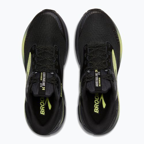 Laufschuhe Herren Brooks Adrenaline GTS 24 Weatherized black/ebony/new yellow