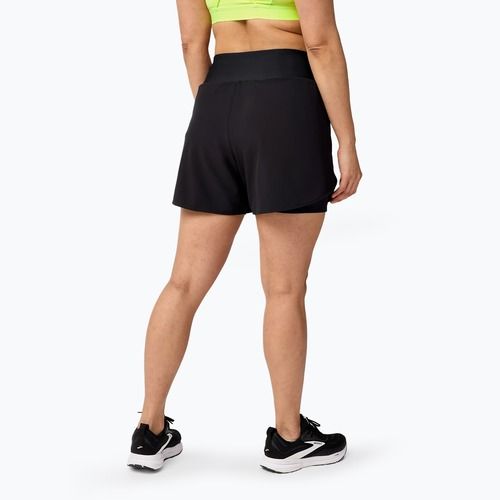 Laufshorts Damen Brooks Chaser 5" 2IN1 2.0 black