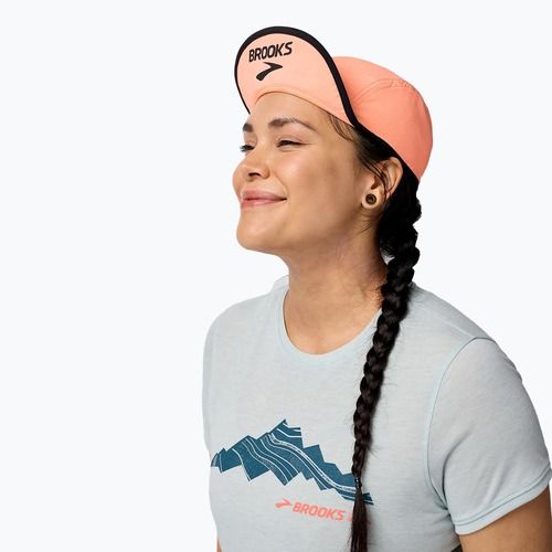 Cap Schirmmütze Brooks Lightweight Packable 2.0 neo ember/black
