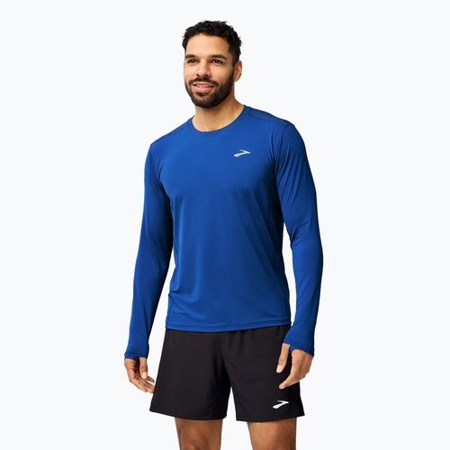 Lauf Longsleeve Herren Brooks Atmosphere 3.0 neo blue