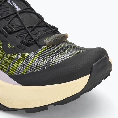 Laufschuhe Herren Damen Salomon Genesis black/sulphur spring/orchid petal
