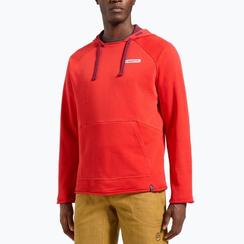 Herrenpullover La Sportiva Telendos Hoody mountain red
