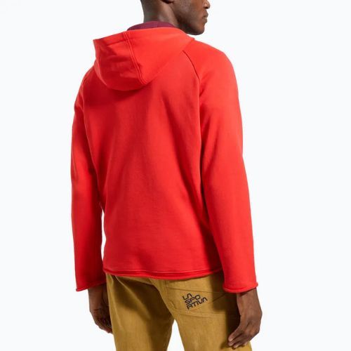 Herrenpullover La Sportiva Telendos Hoody mountain red