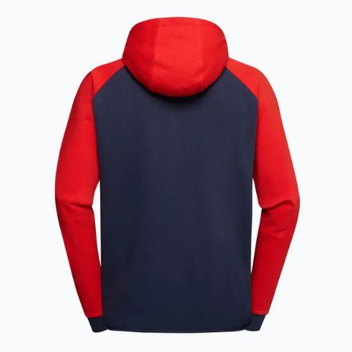 Herren La Sportiva Kaos Nachthimmel / Berg rot Sweatshirt
