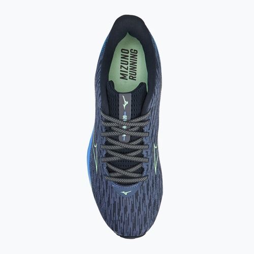 Laufschuhe Herren Mizuno Wave Rider 28 vintage indigo/neo mint/frontier blue