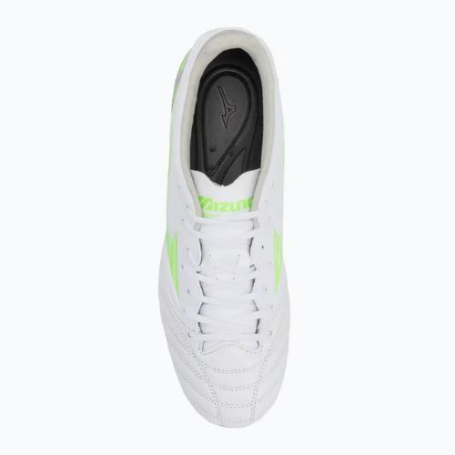 Fußballschuhe Herren Mizuno Morelia Neo IV Pro Md white/neon green/cool gray 3c