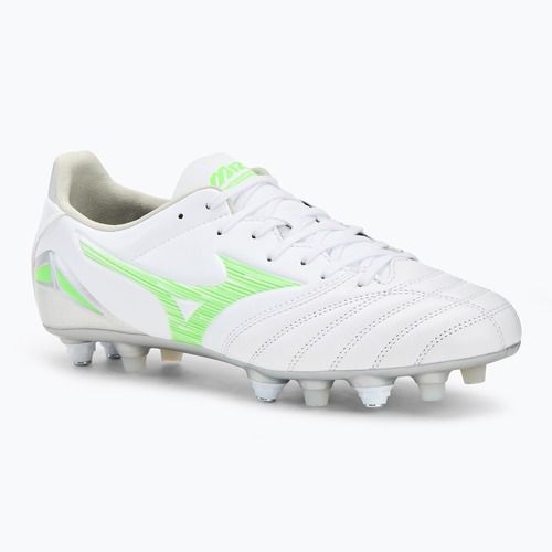 Fußballschuhe Herren Mizuno Morelia Neo IV Pro Mix white/neon green/cool gray 3c