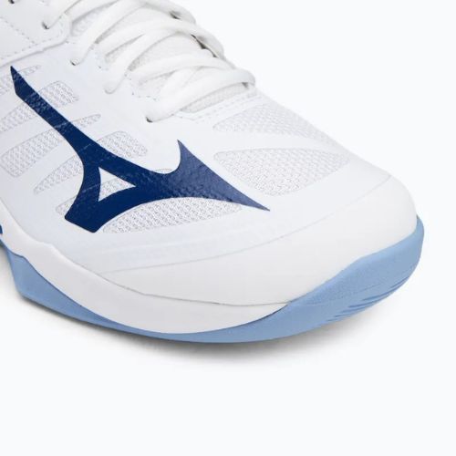 Volleyballschuhe Mizuno Wave Dimension white/bellwether blue/bel air blue