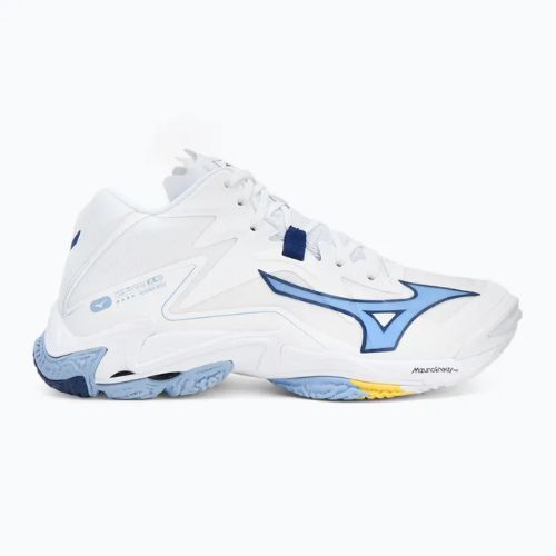 Volleyballschuhe Mizuno Wave Lightning Z8 Mid white/bellwether blue/bel air blue