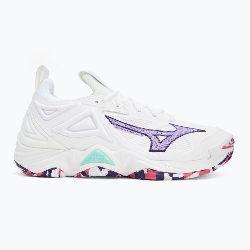 Volleyballschuhe Mizuno Wave Momentum 3 white/violet indigo/camellia rose
