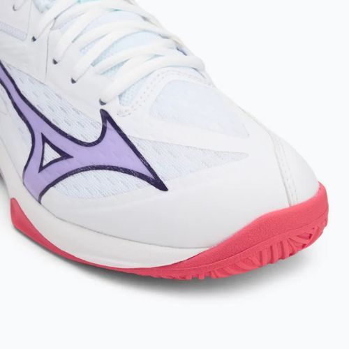 Volleyballschuhe Mizuno Thunder Blade Z white/violet indigo/camellia rose