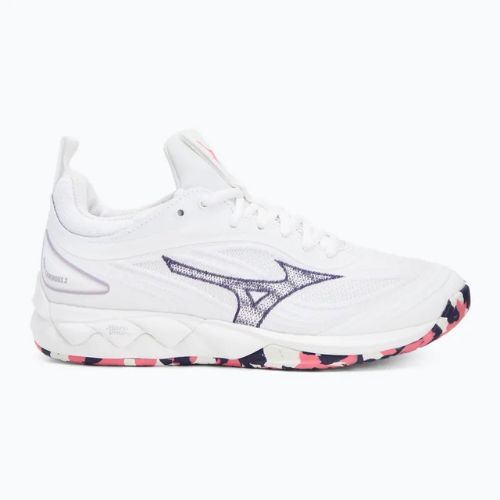 Volleyballschuhe Mizuno Wave Luminous 3 white/violet indigo/camellia rose