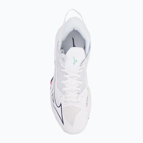 Schuhe Mizuno Wave Mirage 5 white/violet indigo/camellia rose
